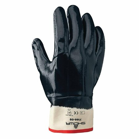 BEST GLOVE Dispose Nitrile Coated-Navy Fully Coating Glove Size 10, 10PK 845-7166-10